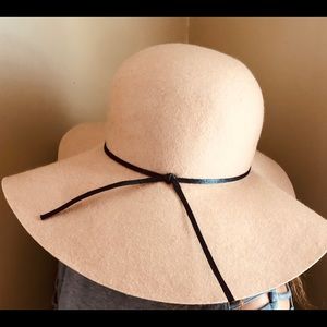 Camel Floppy hat by BP Nordstrom.